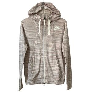 Nike Pink Heather Full Zip Hoodie Women’s Small